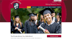 Desktop Screenshot of francisschool.com